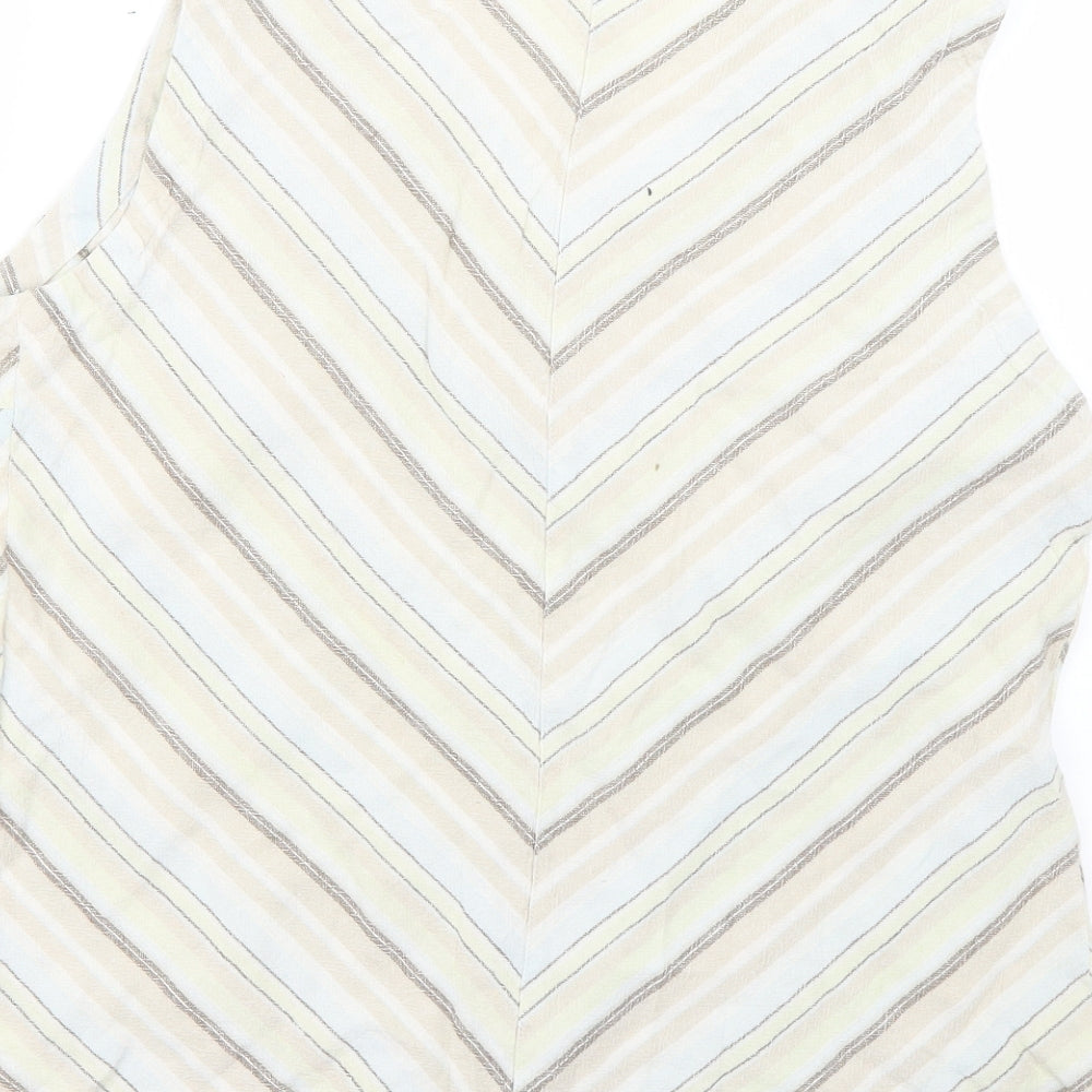 George Womens Multicoloured Striped  Basic T-Shirt Size 18