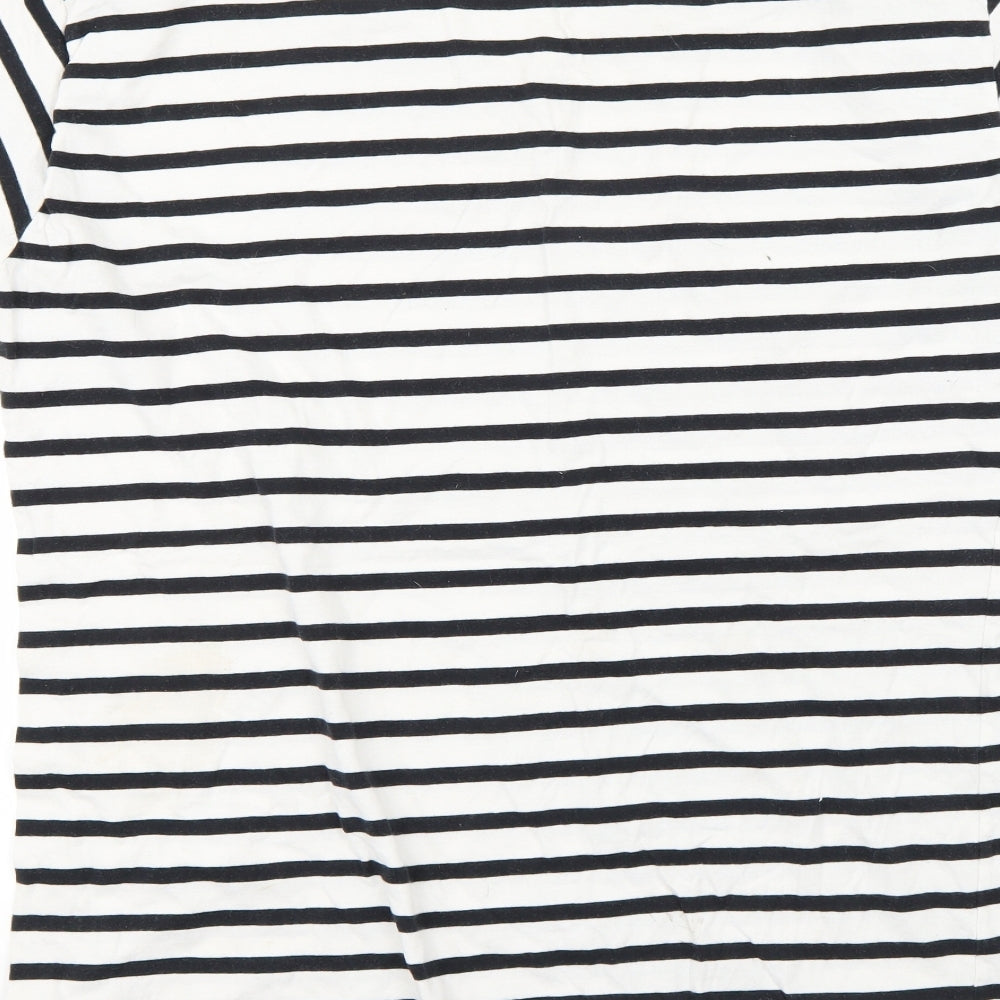 Miso Womens Multicoloured Striped  Basic T-Shirt Size 14