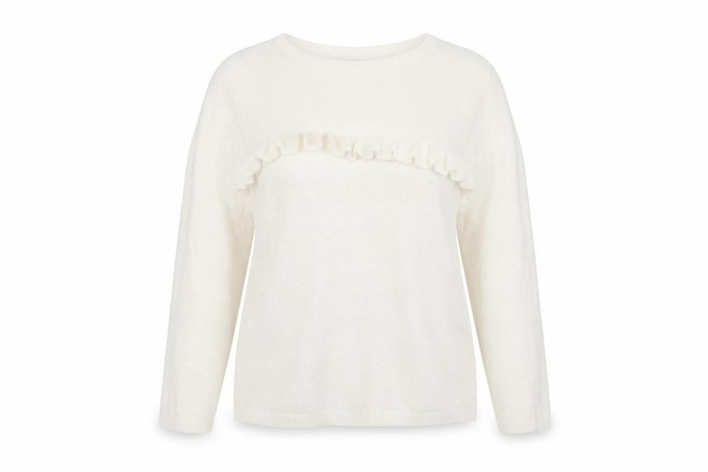 Very Womens White   Pullover Jumper Size 18