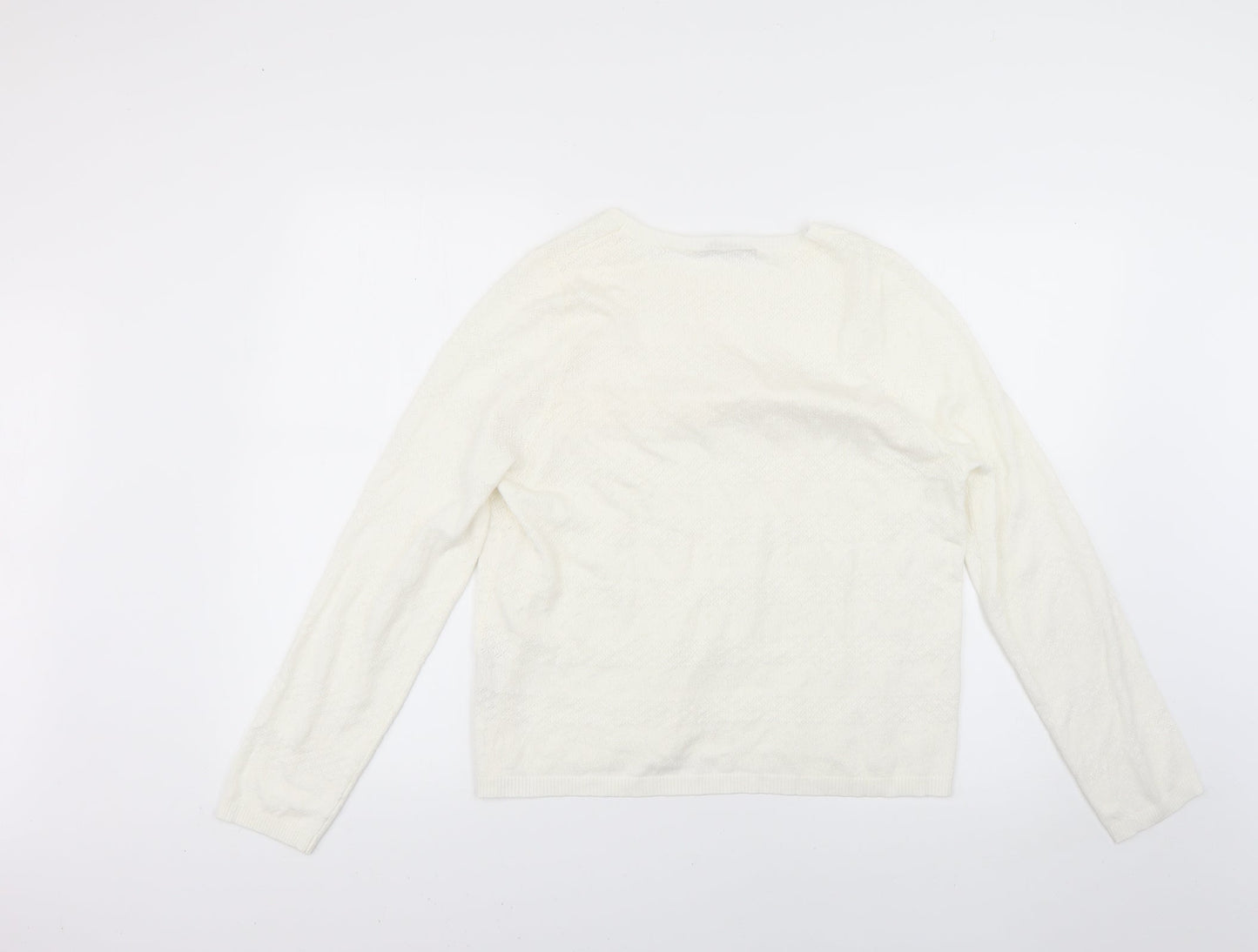 Very Womens White   Pullover Jumper Size 18