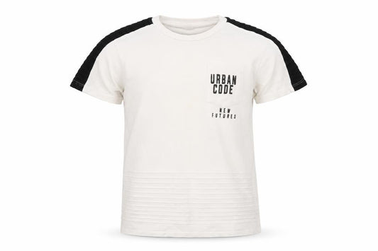 Pep&Co Boys White   Basic T-Shirt Size 7-8 Years