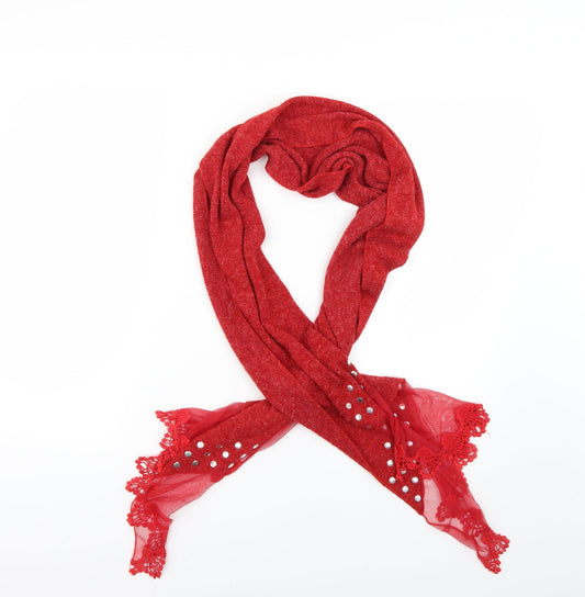 Preworn Womens Red    Scarf