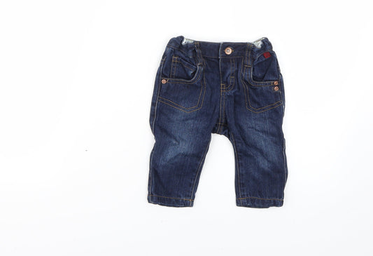 marks Baby Blue   Cropped Jeans Size 3-6 Months