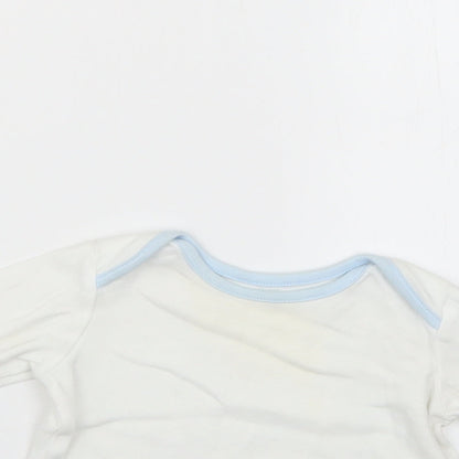 Marks & Spencer Baby White   Basic T-Shirt Size 3-6 Months