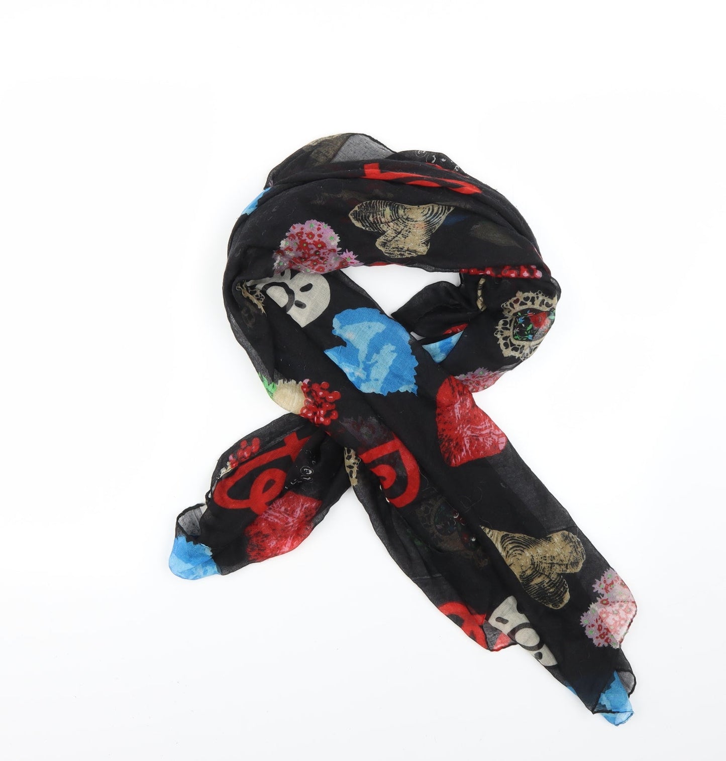 prreworn Womens Multicoloured Geometric   Scarf