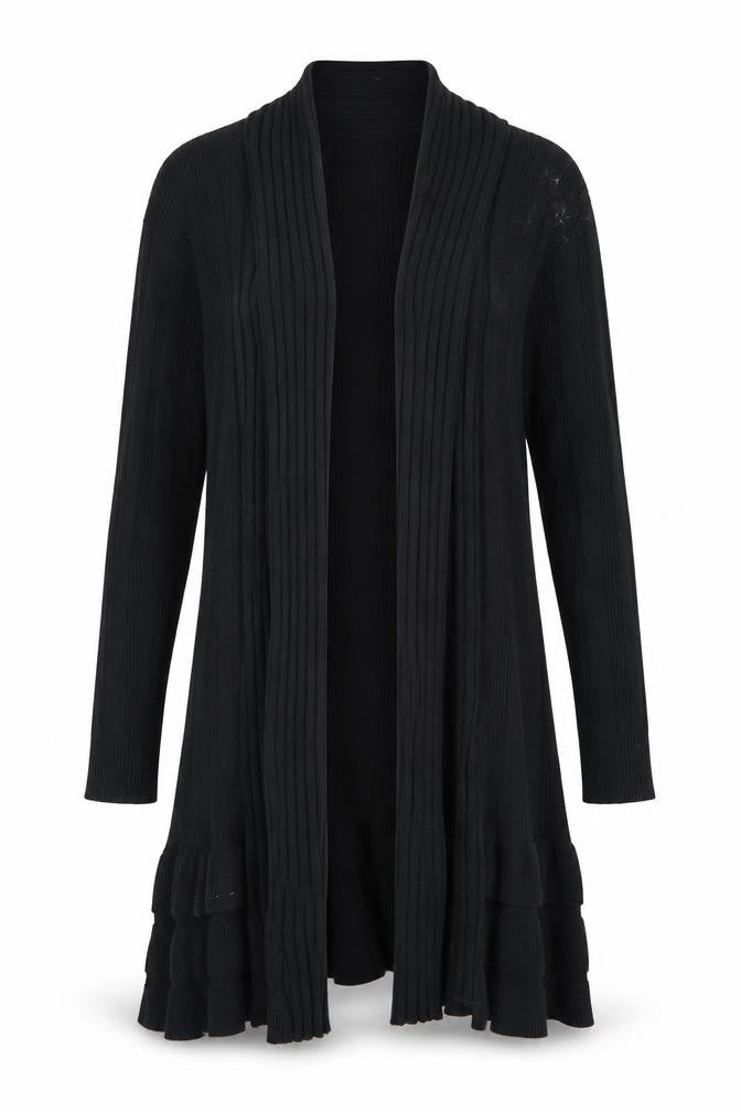 Just Elegance Womens Black  Knit Cardigan Jumper Size M