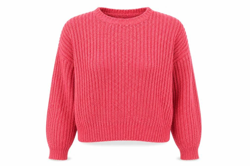 V  Womens Pink  Knit Pullover Jumper Size 10