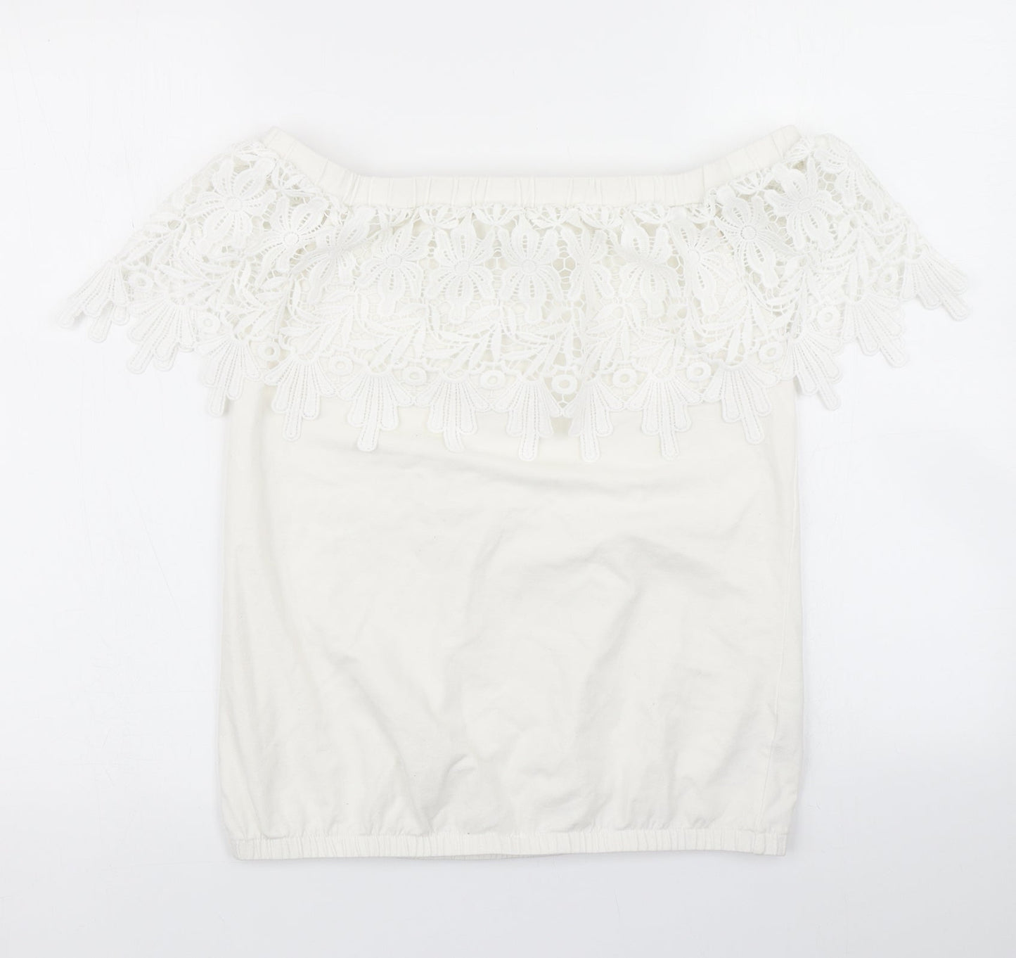 V Womens White   Basic Tank Size 10
