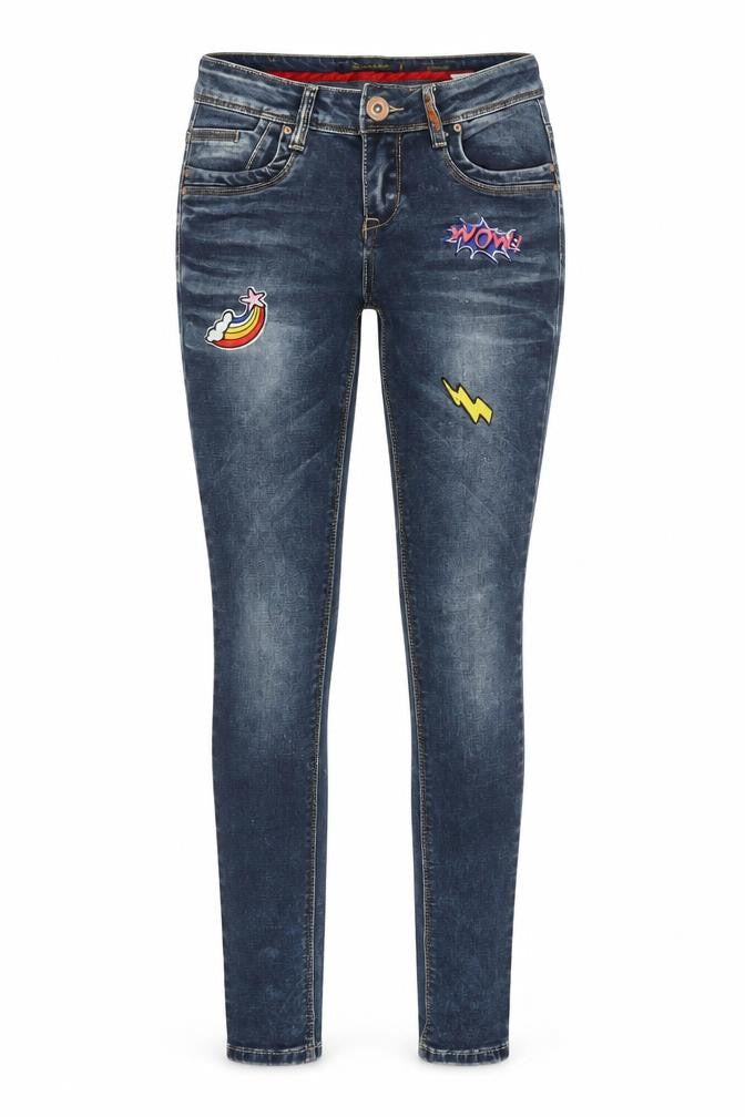 Resalsa Womens Blue  Denim Skinny Jeans Size 26 in L30 in