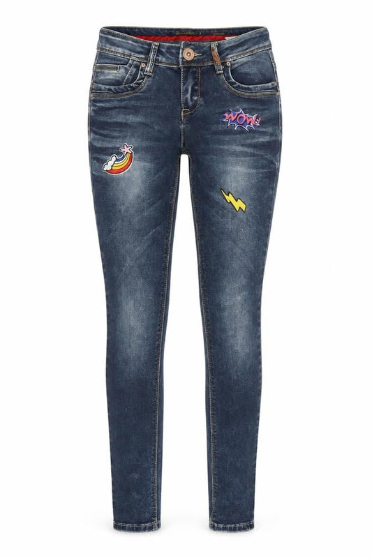 Resalsa Womens Blue  Denim Skinny Jeans Size 26 in L30 in