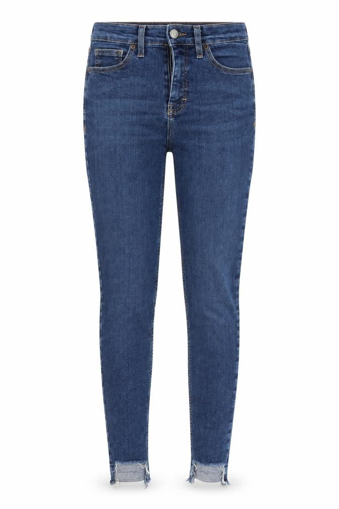 Topshop Womens Blue  Denim Skinny Jeans Size 24 in L28 in