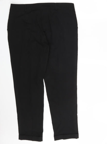 New Look Womens Black   Trousers  Size 14 L29 in