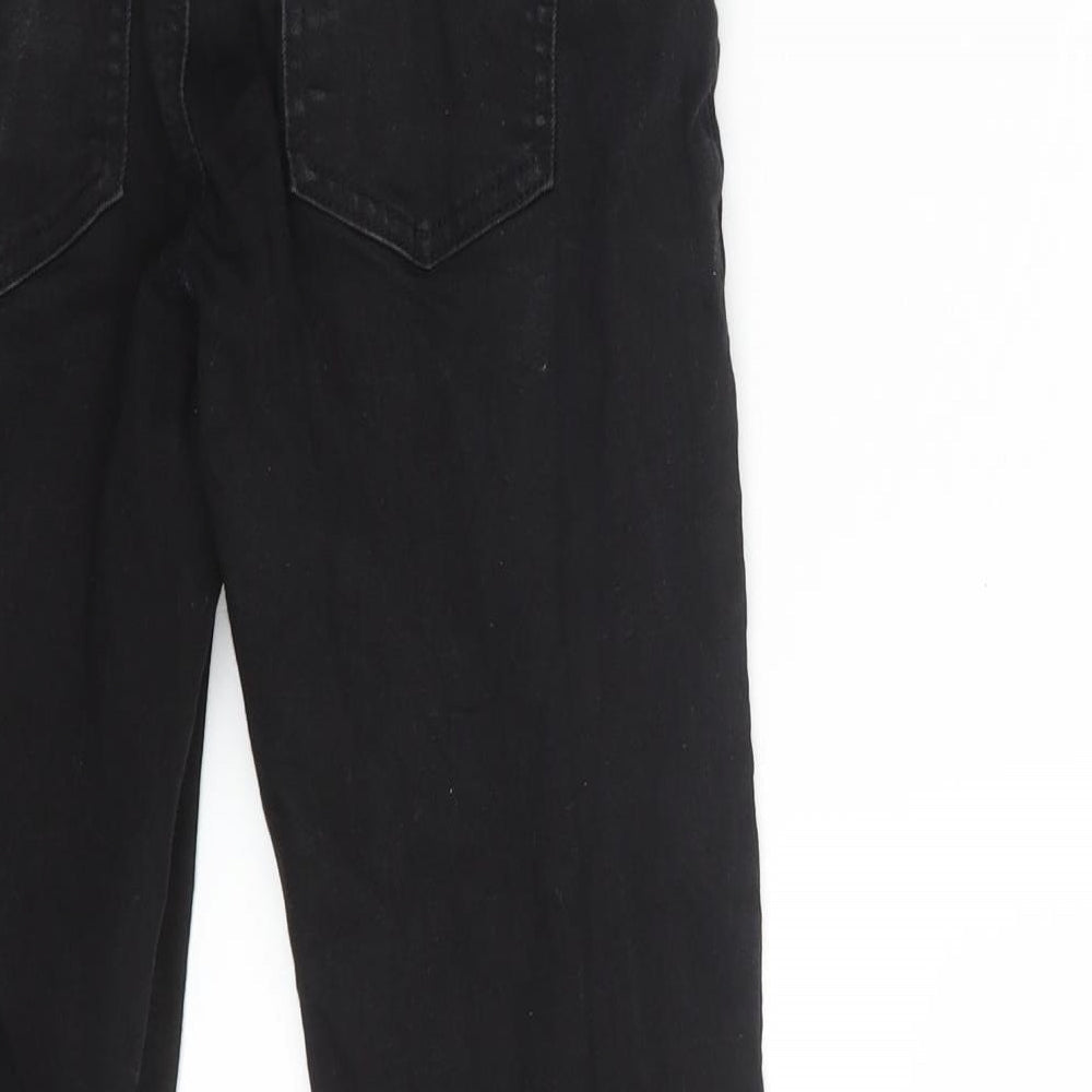 KD Division Girls Black  Denim Skinny Jeans Size 11-12 Years