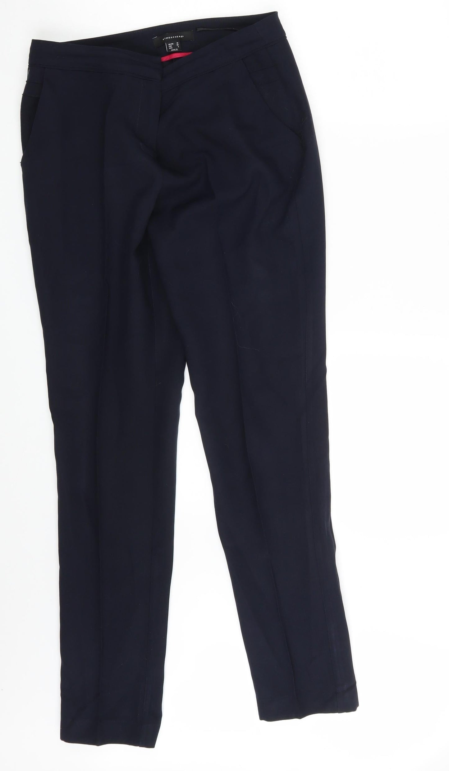 Atmosphere Womens Blue   Chino Trousers Size 10 L30 in