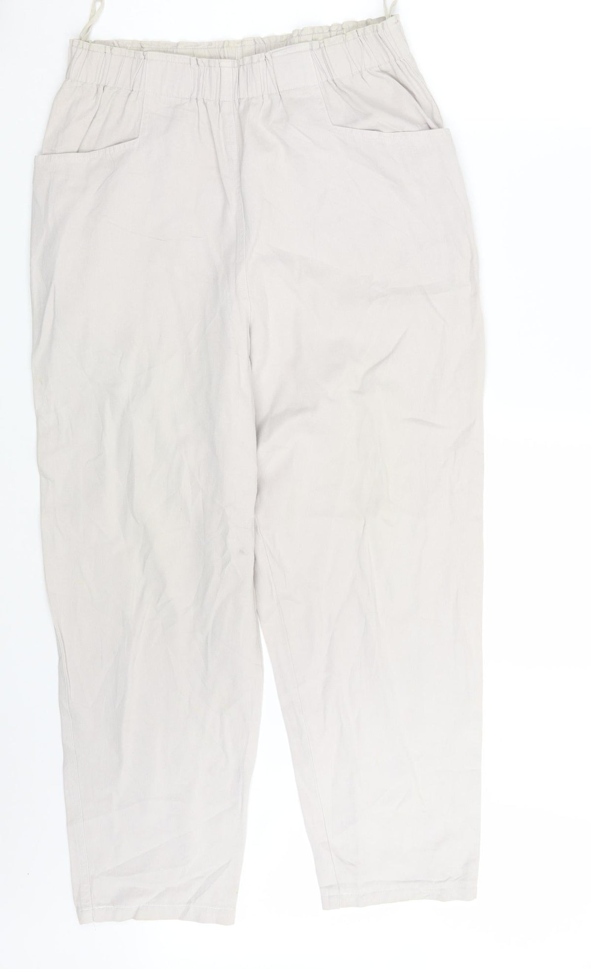 Preworn Womens Beige   Dress Pants Trousers One Size L25 in