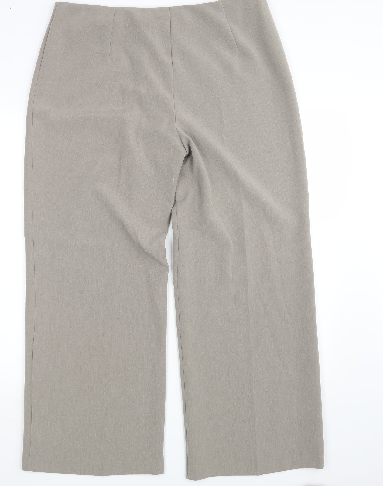 M&S Womens Beige   Dress Pants Trousers Size 16 L28 in