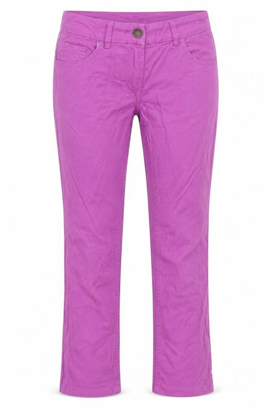 F&F Womens Purple  Denim Straight Jeans Size 6 L24 in
