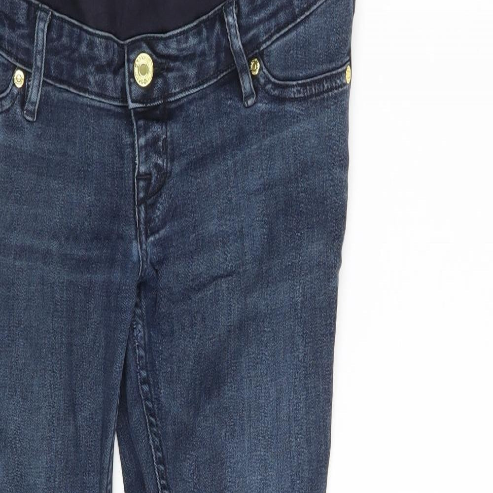 H&M Womens Blue  Denim Mom Jeans Size 8 L30 in