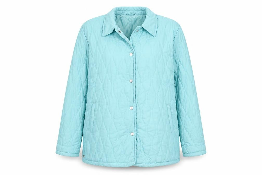 Pure & natural Womens Blue   Rain Coat Coat Size XL