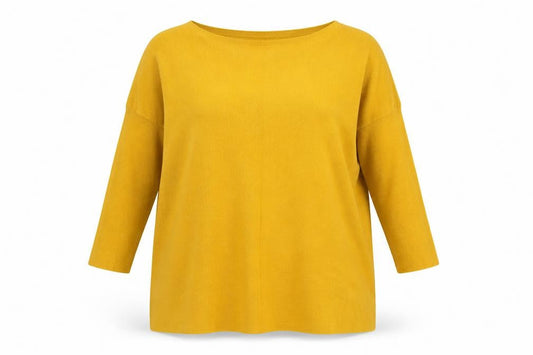 Roman Womens Yellow   Pullover Jumper Size M