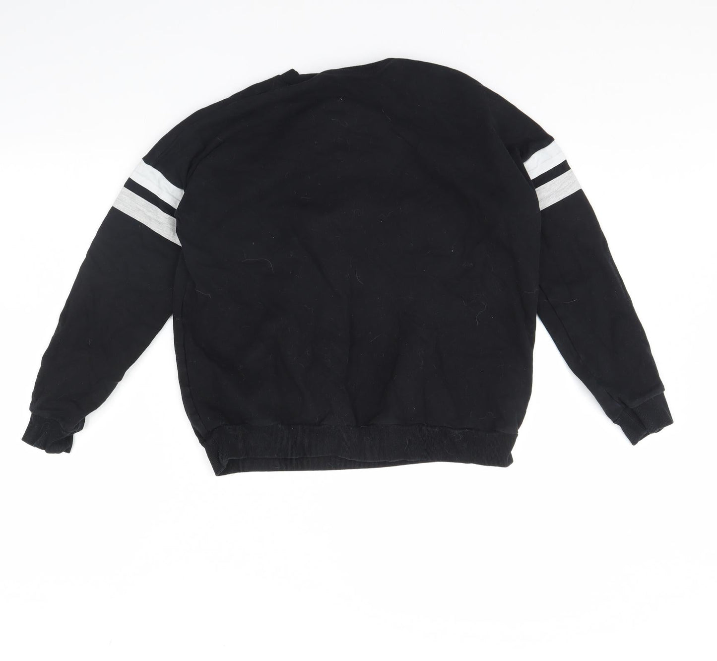 M&S Girls Black   Pullover Jumper Size 13 Years