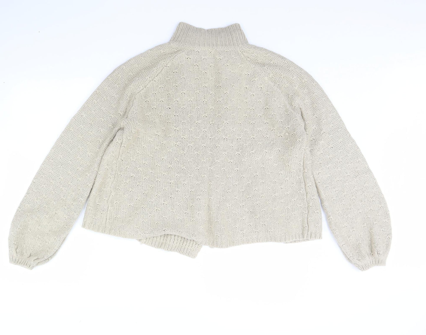 South Womens Beige   Cardigan Jumper Size 14