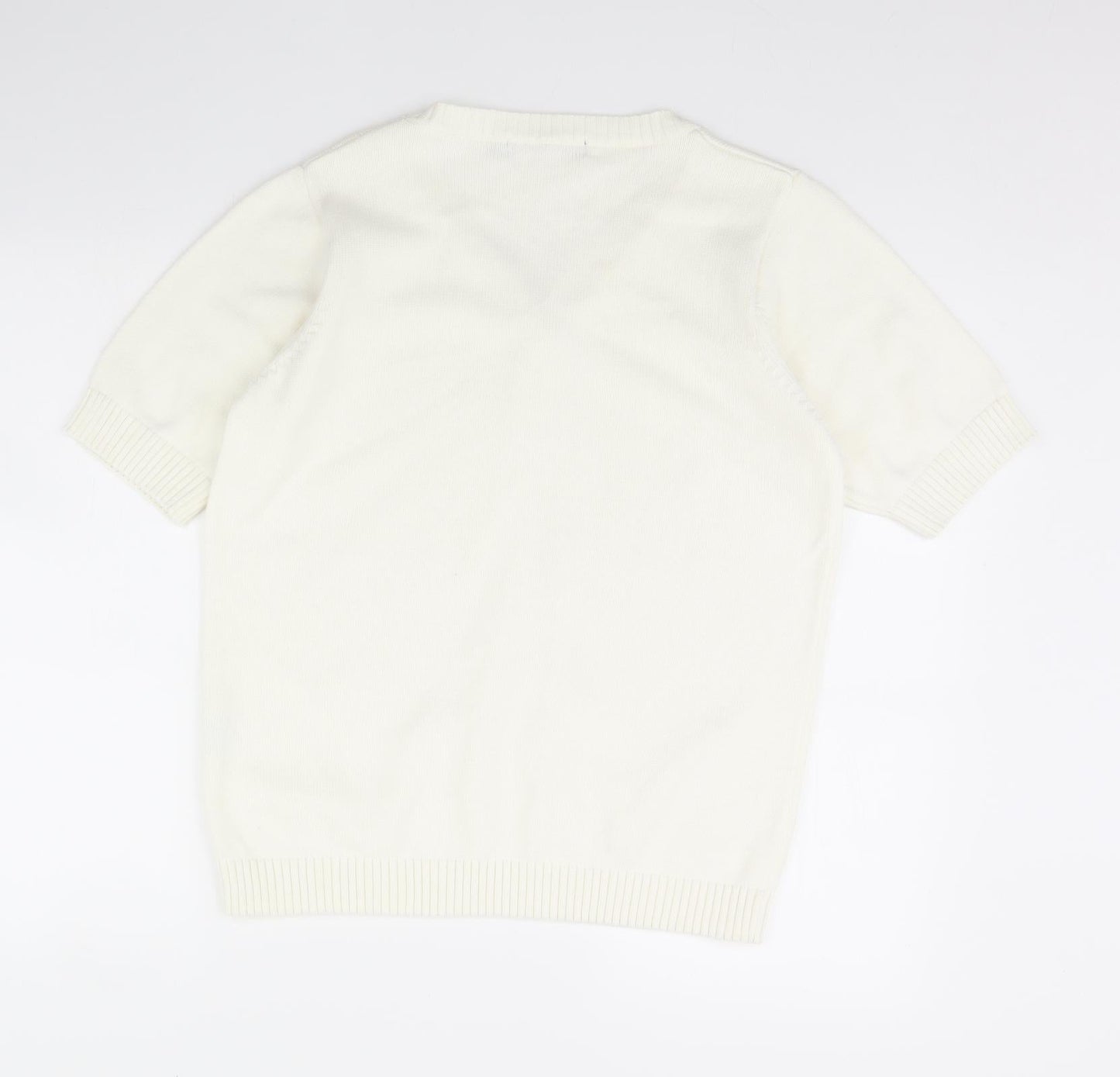 isle Womens Ivory   Pullover Jumper Size L