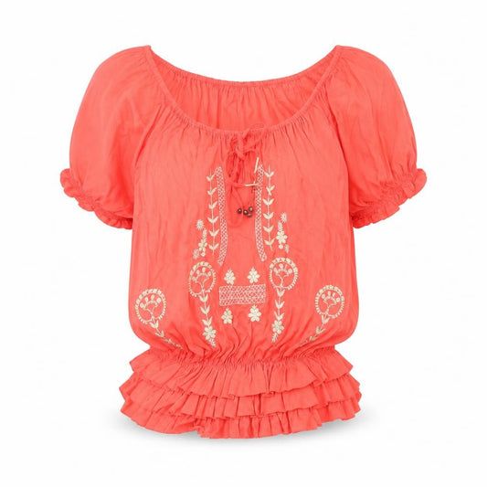 River Island Womens Pink   Basic Blouse Size 8