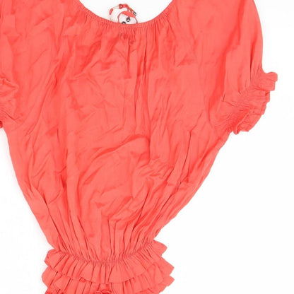 River Island Womens Pink   Basic Blouse Size 8