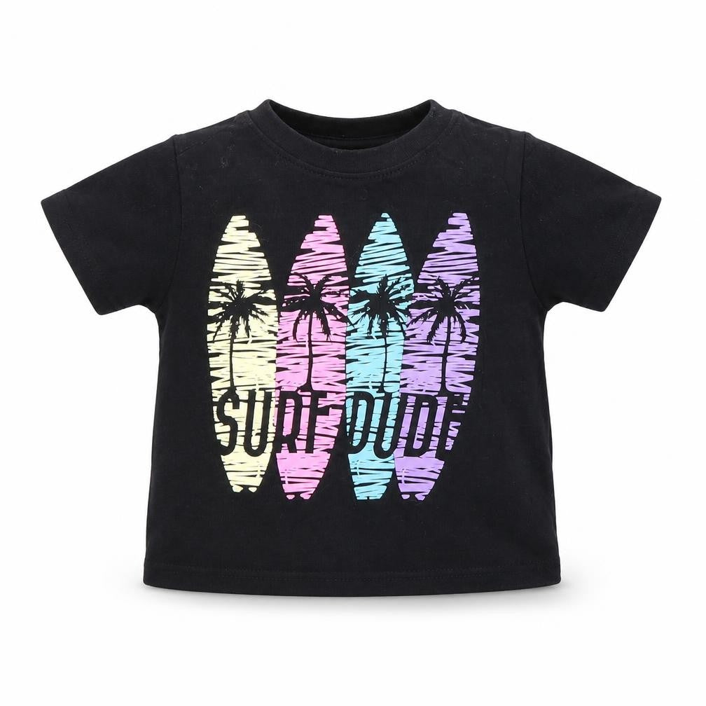 Pep &co Baby Black   Basic T-Shirt Size 9-12 Months
