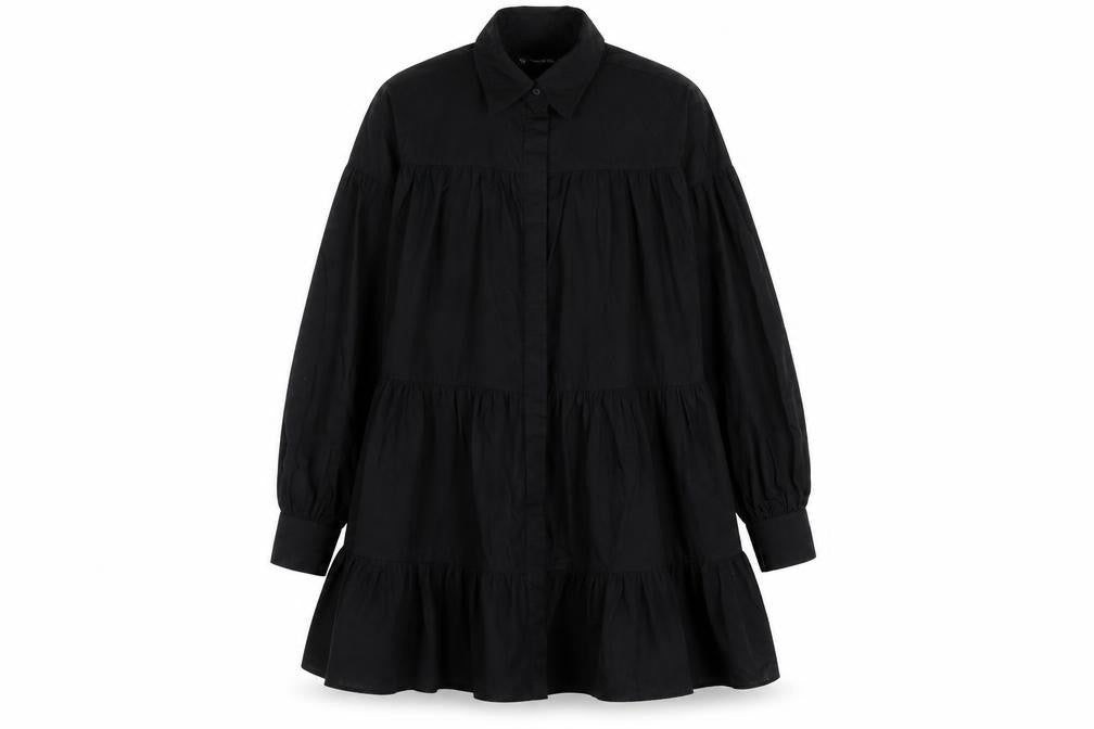 Threadbare Womens Black   Basic Button-Up Size 8