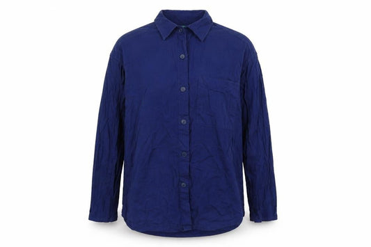 Made in Italy Mens Blue    Button-Up Size XS