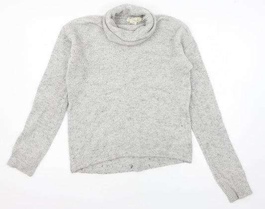 H&M Womens Grey  Knit Pullover Jumper Size S