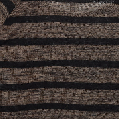 Next Womens Black Striped Knit Pullover Jumper Size 12