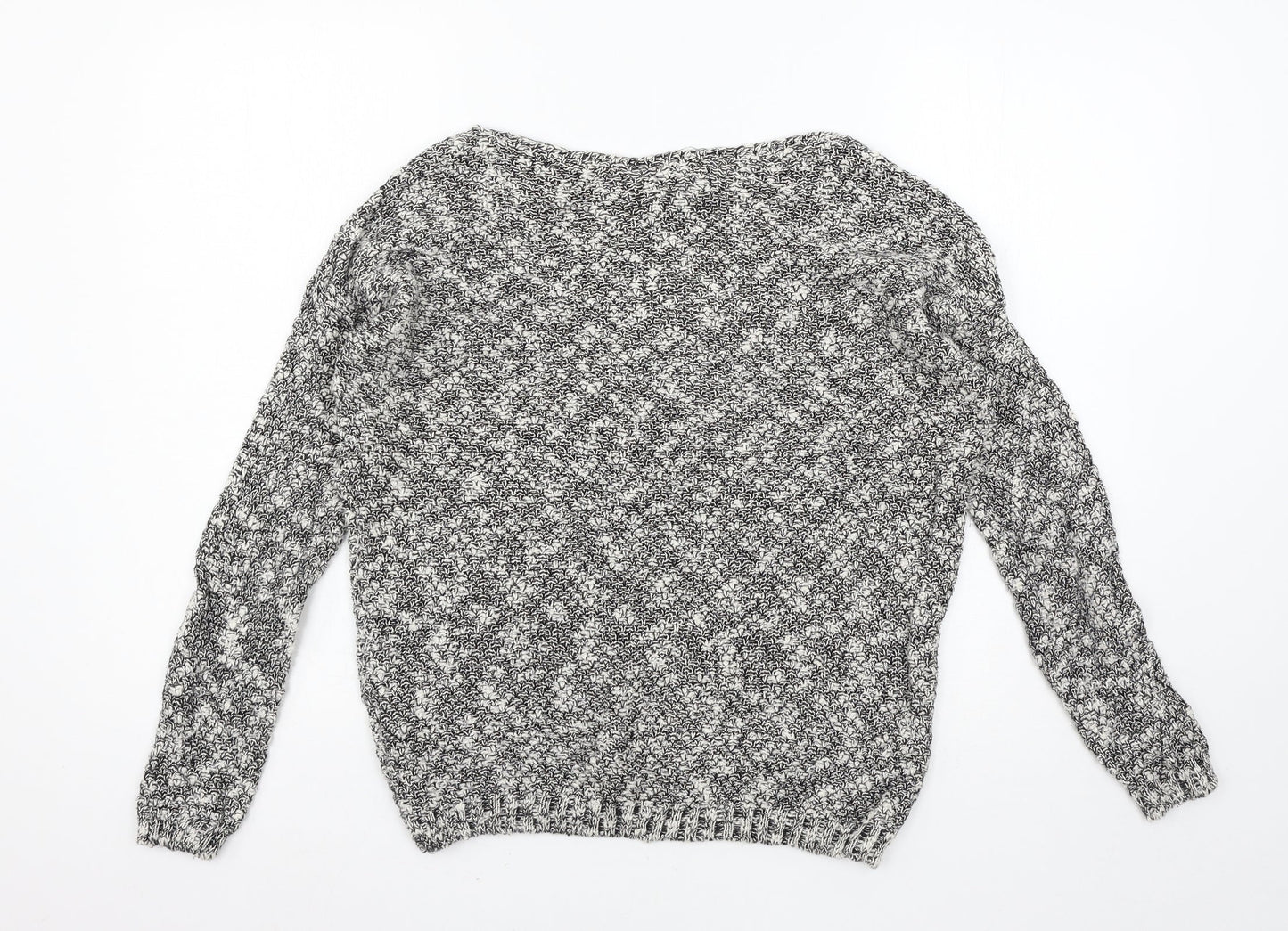 New Look Womens Grey  Knit Pullover Jumper Size S