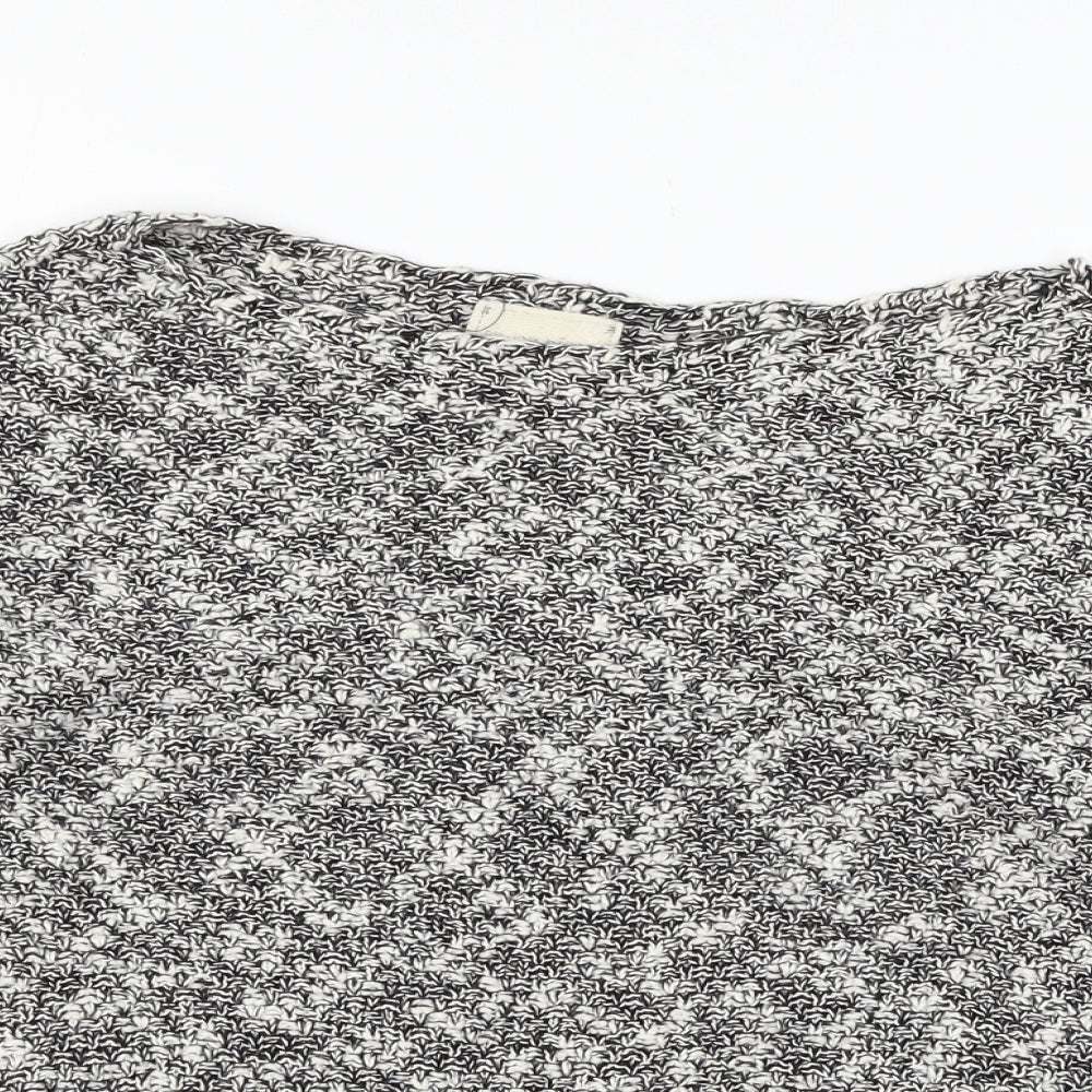 New Look Womens Grey  Knit Pullover Jumper Size S