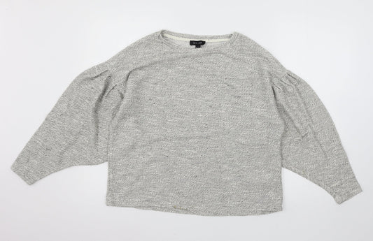 New Look Womens Grey  Jersey Pullover Jumper Size S