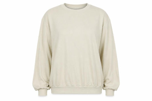 Miss Pap Womens Ivory  Jersey Pullover Sweatshirt Size 14