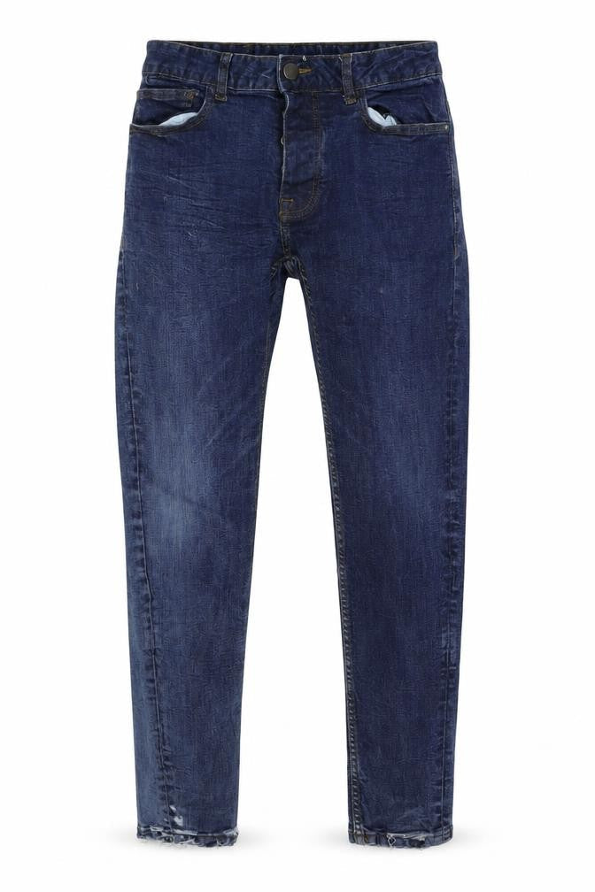 Denim & Co. Womens Blue  Denim Straight Jeans Size 30 in L29 in