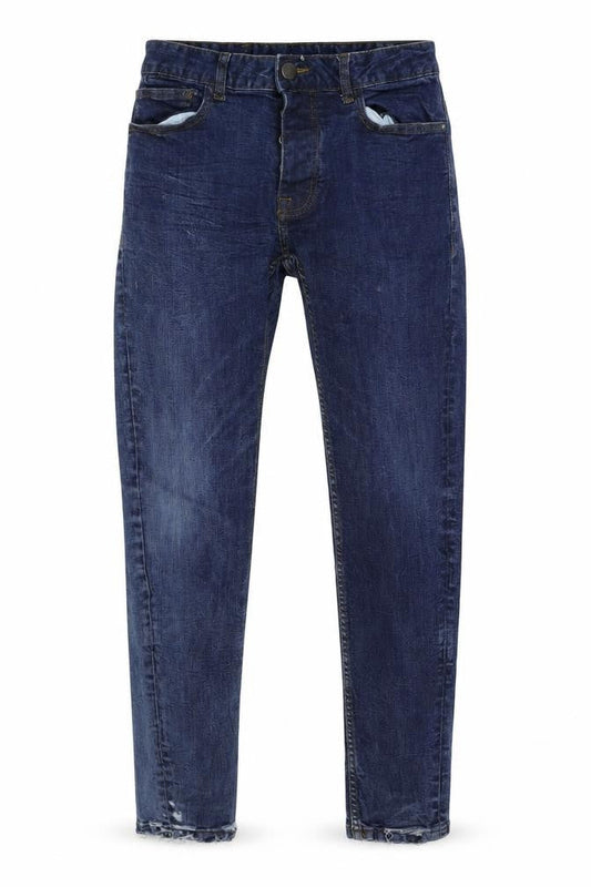 Denim & Co. Womens Blue  Denim Straight Jeans Size 30 in L29 in