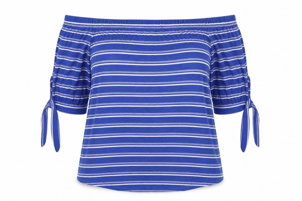 Matalan Womens Blue  Jersey Jersey Blouse Size 14
