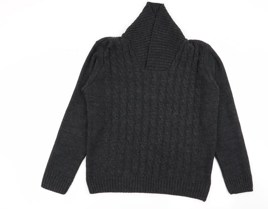 Cedar Wood State Mens Grey   Pullover Jumper Size M