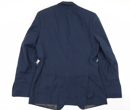 jack reid Mens Blue   Jacket Blazer Size 40