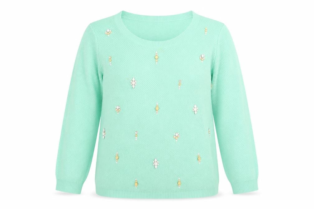 Marks & Spencer Womens Green   Pullover Jumper Size 8