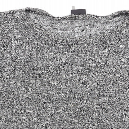 Sparkle & Fade Womens Grey   Basic T-Shirt Size S