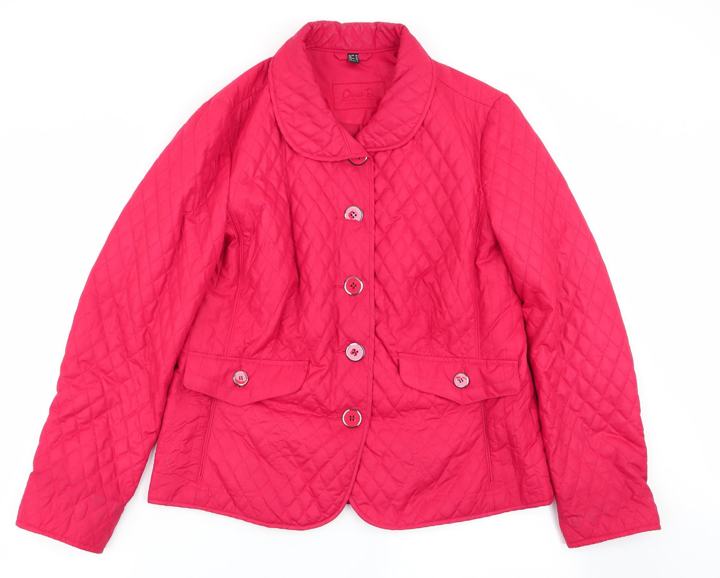 oscar b Womens Red   Jacket Coat Size 12
