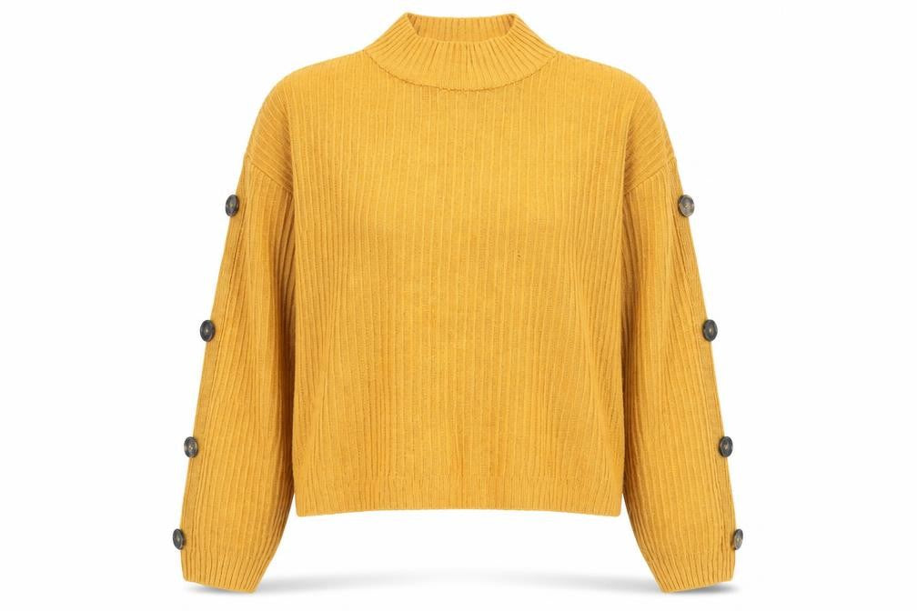 Primark Womens Yellow   Pullover Jumper Size 12