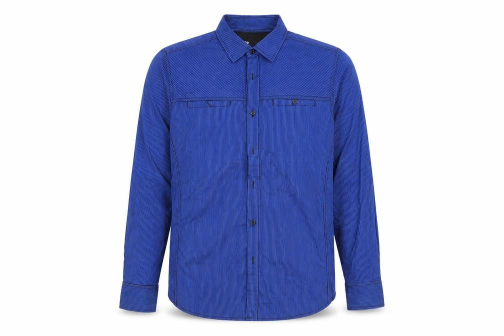 Easy Mens Multicoloured Striped   Button-Up Size L
