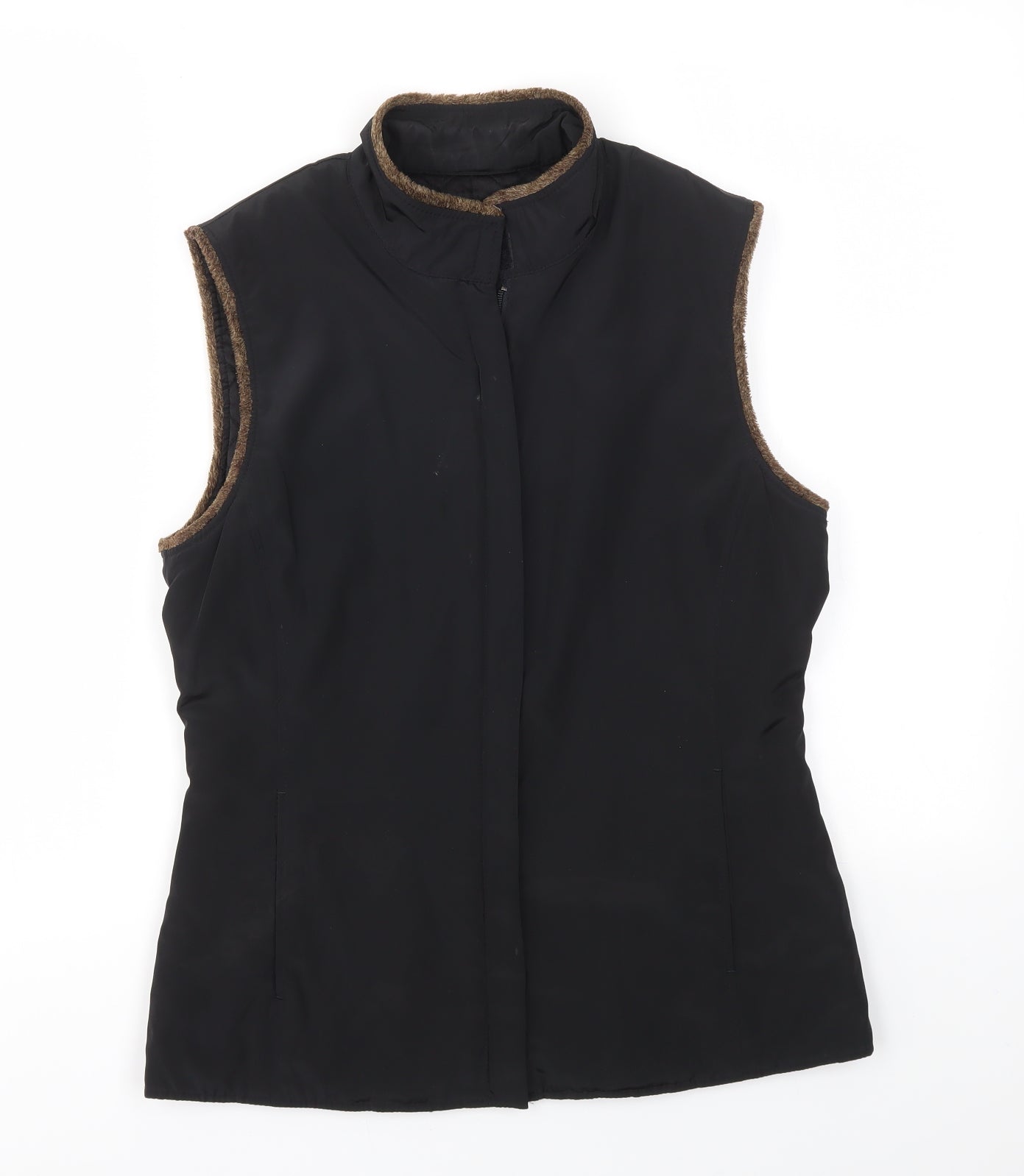 PLANET  Womens Black   Gilet Coat Size 8