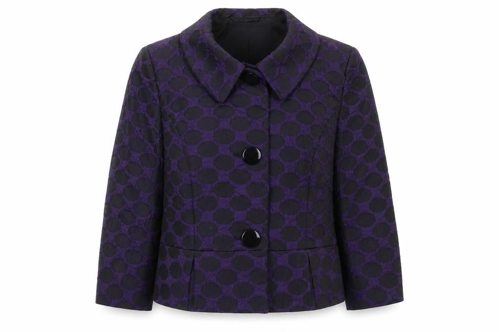 Phase Eight Womens Multicoloured Geometric  Jacket Blazer Size 10